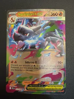 Pokemon Card - Mega Charizard X ex 013/094 - Phantasmal Flames - Image 1