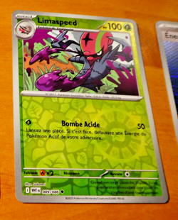 POKEMON FRANCAISE CARD REVERSE HOLO CARTE 009/086 EV10.5 WHT FR MINT 2025 - Image 1