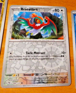 POKEMON FRANCAISE CARD REVERSE HOLO CARTE 089/131 PRE FR MINT 2025 - Image 1