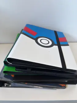 Huge Lot of Binders 6x USED 9 pocket product Ring Side DP XY SM BW Pokemon Cards - Image 1
