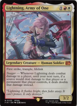 Lightning, Army of One M FINAL FANTASY 233 - LP MTG - Image 1