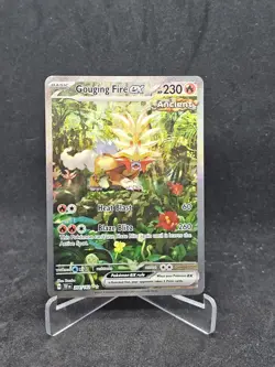Pokemon Card Gouging Fire ex (204/162) Temporal Forces Special Illustration Rare - Image 1