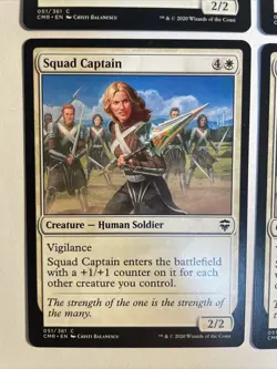 4x Mtg Commander Legends Squad Captain NM/M Magic The Gathering - Image 2