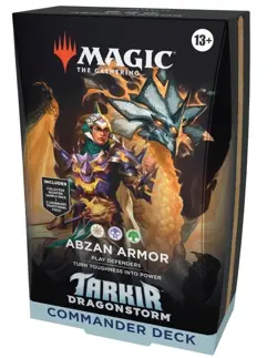 Magic the Gathering Tarkir Dragonstorm Commander Deck - Abzan Armor - Image 1