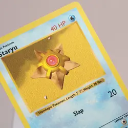 Pokemon TCG - Staryu 65/102 Base Set Common Shadowless WOTC 1999 - NM - Image 1