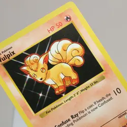 Pokemon TCG - Vulpix 68/102 Base Set Common Shadowless WOTC 1999 - NM - Image 1