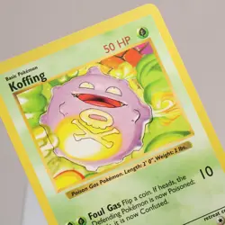 Pokemon TCG - Koffing 51/102 Base Set Common Shadowless WOTC 1999 - NM - Image 1