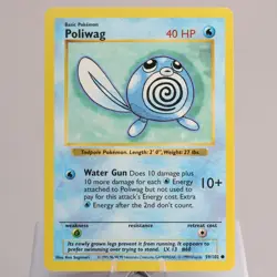Pokemon TCG - Poliwag 59/102 Base Set Common Shadowless WOTC 1999 - NM - Image 2