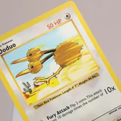 Pokemon TCG - Doduo 48/102 Base Set Common Shadowless WOTC 1999 - NM - Image 1