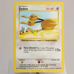 Pokemon TCG - Doduo 48/102 Base Set Common Shadowless WOTC 1999 - NM - Image 2