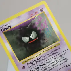 Pokemon TCG - Gastly 50/102 Base Set Common Shadowless WOTC 1999 - NM - Image 1