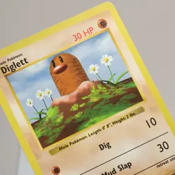Pokemon TCG - Diglett 47/102 Base Set Common Shadowless WOTC 1999 - NM - Image 1