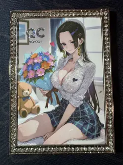 Maiden Hancock Diamond Card Metal Dream Waifu Doujin Case Prize One Piece - Image 1