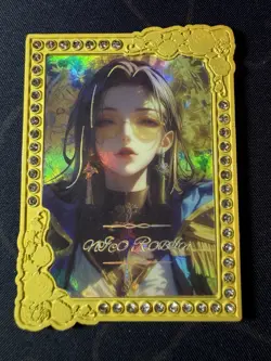 Cool Girl Robin Golden Card Premium Metal Waifu Doujin Case Prize One Piece - Image 1