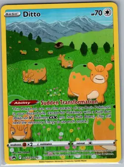 Ditto GG22/GG70 Crown Zenith: Galarian Gallery - Pokemon Card - NM - Image 1