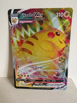 Pokemon TCG Pikachu Vmax - Oversized Jumbo Card - Black Star Promo - SWSH286 - Image 1