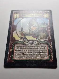 The Hooded Ronin (Shadowlands) L5R Legend of the Five Rings ccg card NM - Image 2