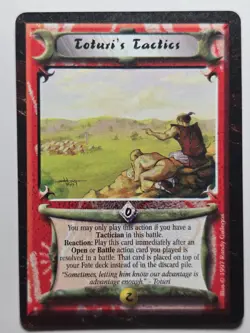 Toturi's Tactics Time of the Void Legend Five Rings L5R NM Near Mint ccg card - Image 1