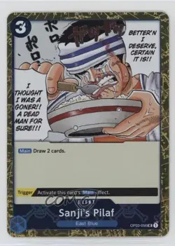 2024 One Piece Card Game: Premium PRB-01 The Best Pirate Foil Sanji's Pilaf - Image 1