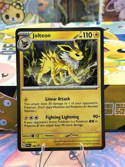Jolteon 169 SV: Scarlet & Violet Promo Cards Holo Promo Pokemon TCG NM - Image 1