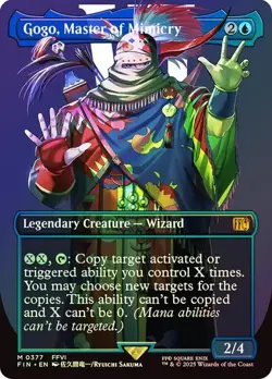 Gogo, Master of Mimicry FOIL BORDERLESS - 0377 - Mythic - Final Fantasy FIN MTG - Image 1