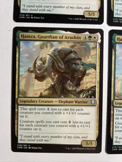 4x Mtg Commander Legends Hamza, Guardian Of Arashin NM/M Magic The Gathering - Image 2