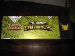 POKEMON NEUF COFFRET CELEBRATIONS PREMIUM PIKACHU V-UNION TAPIS FRANCAIS SCELLE - Image 4