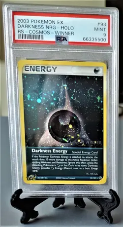 2004 Pokemon Darkness Energy Cosmos Holo e-League Winner 93/109 PSA 9 MINT - Image 1