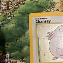 Pokemon Card Chansey Base Set 3/102 1999 Holo Rare WOTC Vintage TCG NM - Image 3