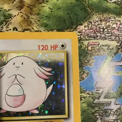 Pokemon Card Chansey Base Set 3/102 1999 Holo Rare WOTC Vintage TCG NM - Image 4