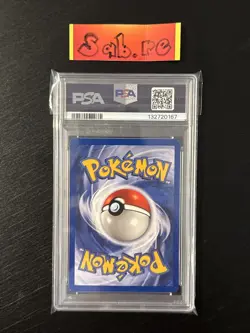 PSA 7 Ninetales Holo Rare Black Flame Error Base Set 12/102 Pokemon Card - Image 2