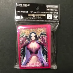 E1093 Boa Hancock Japanese One Piece Official Card Sleeves Sealed 70 Count YD9 - Image 1