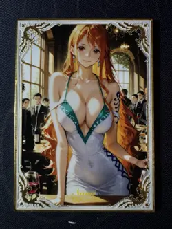 Gala Sexy Nami Card Metal Dream Waifu Doujin Case Prize One Piece CCG Limited - Image 1
