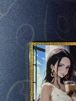 White Bikini Hancock Golden Card Metal Dream Waifu Doujin Case Prize One Piece - Image 2