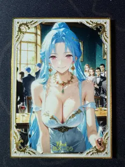 Gorgeous Vivi Diamond Card Metal Dream Waifu Doujin Case Prize One Piece CCG - Image 1