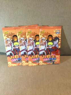 4 Pack Official Naruto Cards KAYOU Original 5 Cards/Booster Pack - Tier 2 Wave 1 - Image 1
