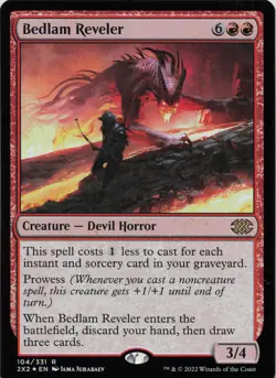 Bedlam Reveler - FOIL - R Double Masters 2022 104 - MTG - Image 1