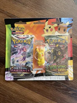Pokemon TCG Back to School Eraser Blister Pikachu, Evolving Skies, sealed | EN - Image 1