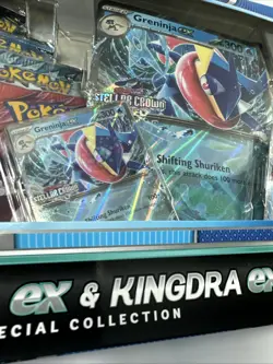 Pokemon Greninja ex & Kingdra ex Special Collection - New & Sealed - Image 3