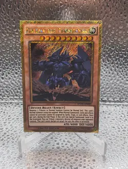 | Yugioh Obelisk the Tormentor MVPC-EN001 GOLD Ultra Rare LP 🔥 | - Image 1
