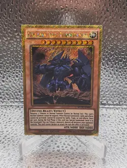 | Yugioh Obelisk the Tormentor MVPC-EN001 GOLD Ultra Rare LP 🔥 | - Image 2