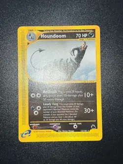 Houndoom 12/144 WOTC Skyridge Non Holo Rare E series Pokemon Card AA2 - Image 2