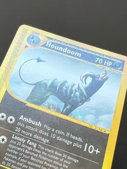 Houndoom 12/144 WOTC Skyridge Non Holo Rare E series Pokemon Card AA2 - Image 3