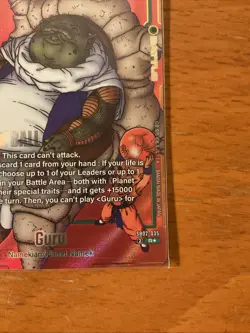 Guru SB02-035 Alternate Art Manga Booster 02 Dragon Ball Card English Mint - Image 5