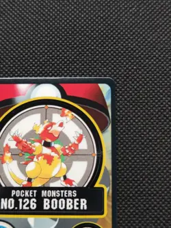 Magmar Pokemon Sticker Card Sealdass 1998 Japanese No.126 Bandai Japan F/S - Image 3