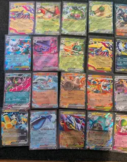 Pokemon TCG Scarlet & Violet Mega EX, EX Card Bundle X20 - See Description - Image 2
