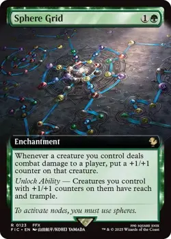 Sphere Grid EXTENDED - 0123 - Rare - Final Fantasy FIC MTG - Image 1