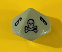 Magic The Gathering Poison Infect D10 Promo Spindown Die D10 - Image 1