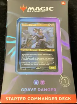 2022 Magic The Gathering Grave Danger Starter Commander Deck Sealed - Image 1