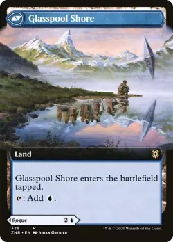 Glasspool Mimic // Glasspool Shore (Extended Art) [Zendikar Rising] Near Mint - Image 2